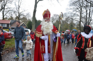 Sinterklaas aangekomen in Sleen