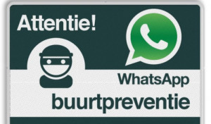 WhatsApp borden bij invalswegen Sleen