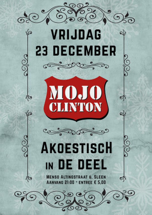 Sleen: optreden Mojo Clinton op 23 december