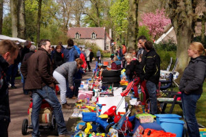 Koningsdag in Sleen in wintersfeer