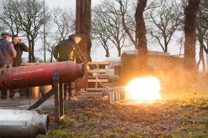 Ook in Erm en omgeving werd flink geknald