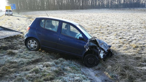 Auto's botsen in Noord-Sleen