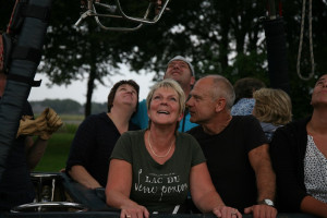 Familie Van der Walle de lucht in