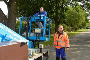 Processierups vrijdag bestreden in Sleen