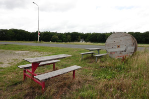 Vanaf een bankje: Carpoolplaats Noord-Sleen