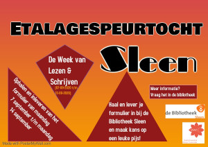 Etalagespeurtocht in Sleen