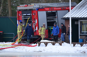 Brandweer helpt een handje