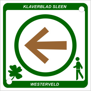 Extra Klaverblad wandelkaarten verkrijgbaar