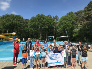 Schoolgym in water van Bosbad gestart