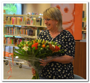 Bibliothecaresse gaat van pensioen genieten