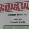 Garagesale in 't Haantje op 9 oktober