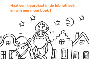 Kleurwedstrijd in bibliotheek Sleen