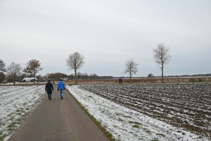 Geslaagde winterwandeling ijsvereniging