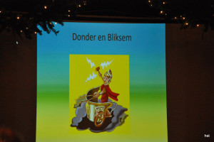 Betrokken publiek bij lezing Donder en bliksem