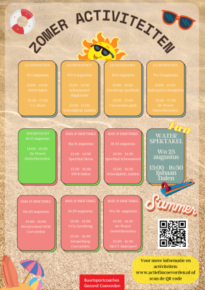 Zomeractiviteiten buurtsportcoaches in Sleen