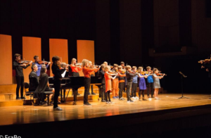 Altviool concert door kinderen op 27 juli