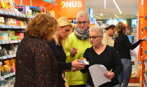 Supermarkt-tour met gewichtsconsulent