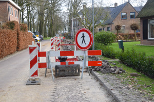 Wegwerkzaamheden Brink zijn halverwege