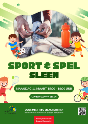 Sport & Spel op 11 maart weer in Sleen
