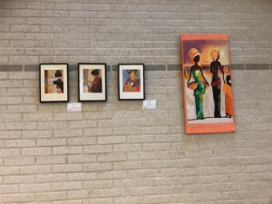 Expositie van Sigrid’s Garden in bibliotheek