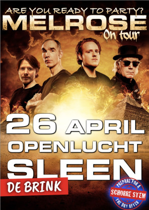 Melrose treedt op tijdens Koningsnacht