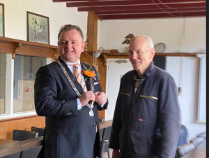 Harm Gerding krijgt lintje