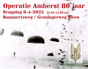Dropping op 8 april in Sleen