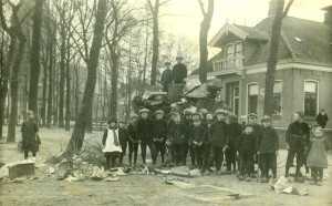 Paasvuur in Sleen rond 1920