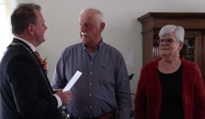 Lintje voor Hans en Johanna Snijders