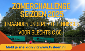 Zomerchallenge bij Tennisvereniging Sleen