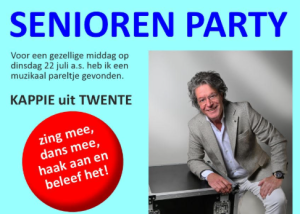 Senioren party op 22 juli in Noord-Sleen