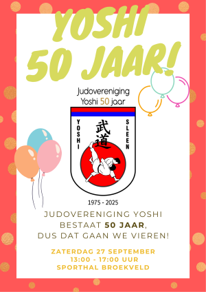 Judovereniging Yoshi viert 50-jarig bestaan