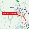 N376 tussen Erm en Sleen in oktober dicht