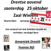 Drentse aovend in Noord-Sleen op 25 oktober
