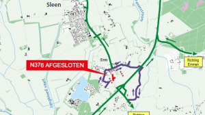 Nieuwe fase werkzaamheden aan de N376