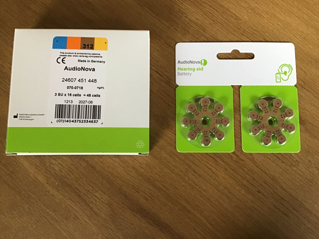 Gratis batterijen hoortoestel