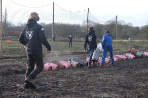 Carbid knallen in gezellige sfeer in Erm