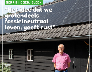 Familie Hegen uit Sleen onafhankelijk van gas