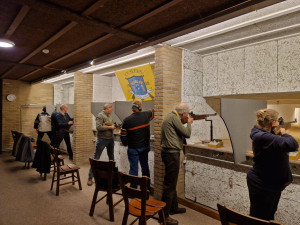 Jaarlijkse schietwedstrijden in Noord-Sleen