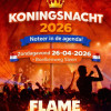 Koningsnacht in Sleen met FLAME