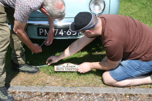 Sliener auto toertocht voor herhaling vatbaar