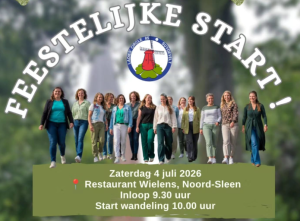 Ladies’ Circle 85 start goede doel wandeling