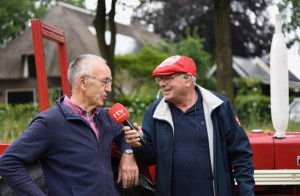 Trekkertocht van RTV Drenthe gestart in Sleen