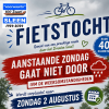 Fietstocht verplaatst naar 2 augustus