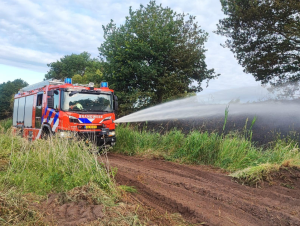 Brandweer Sleen naar Limburg voor natuurbrand