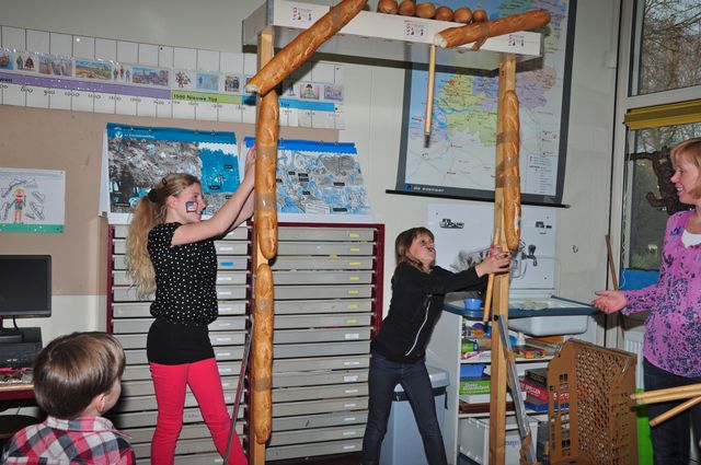 stokken vangen Fontein