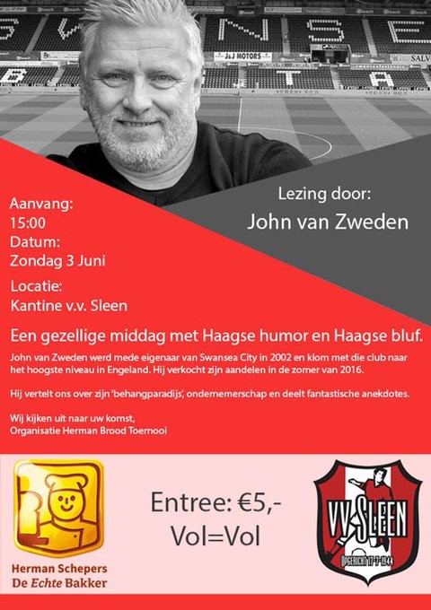 John van Zweden flyer