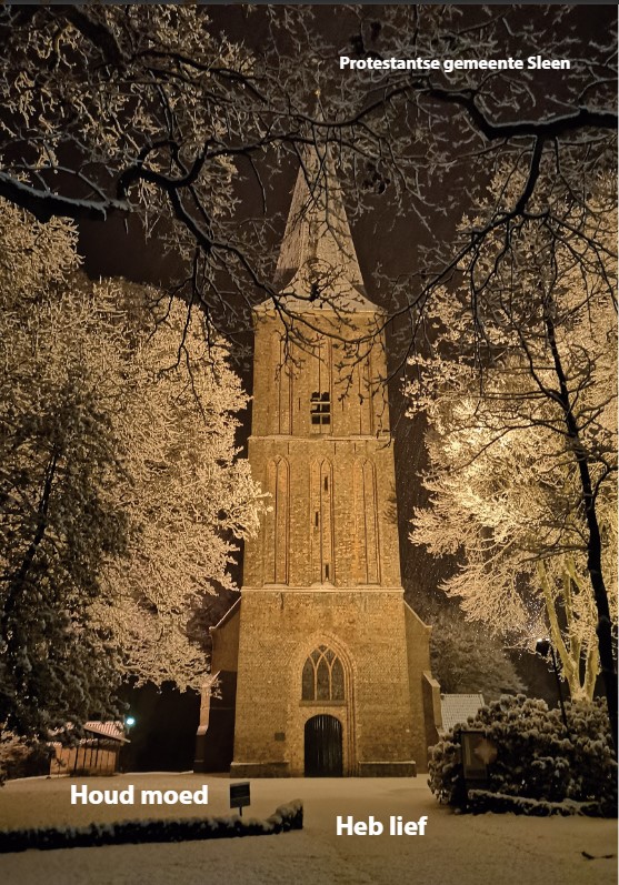 Kerstkaart Dorpskerk