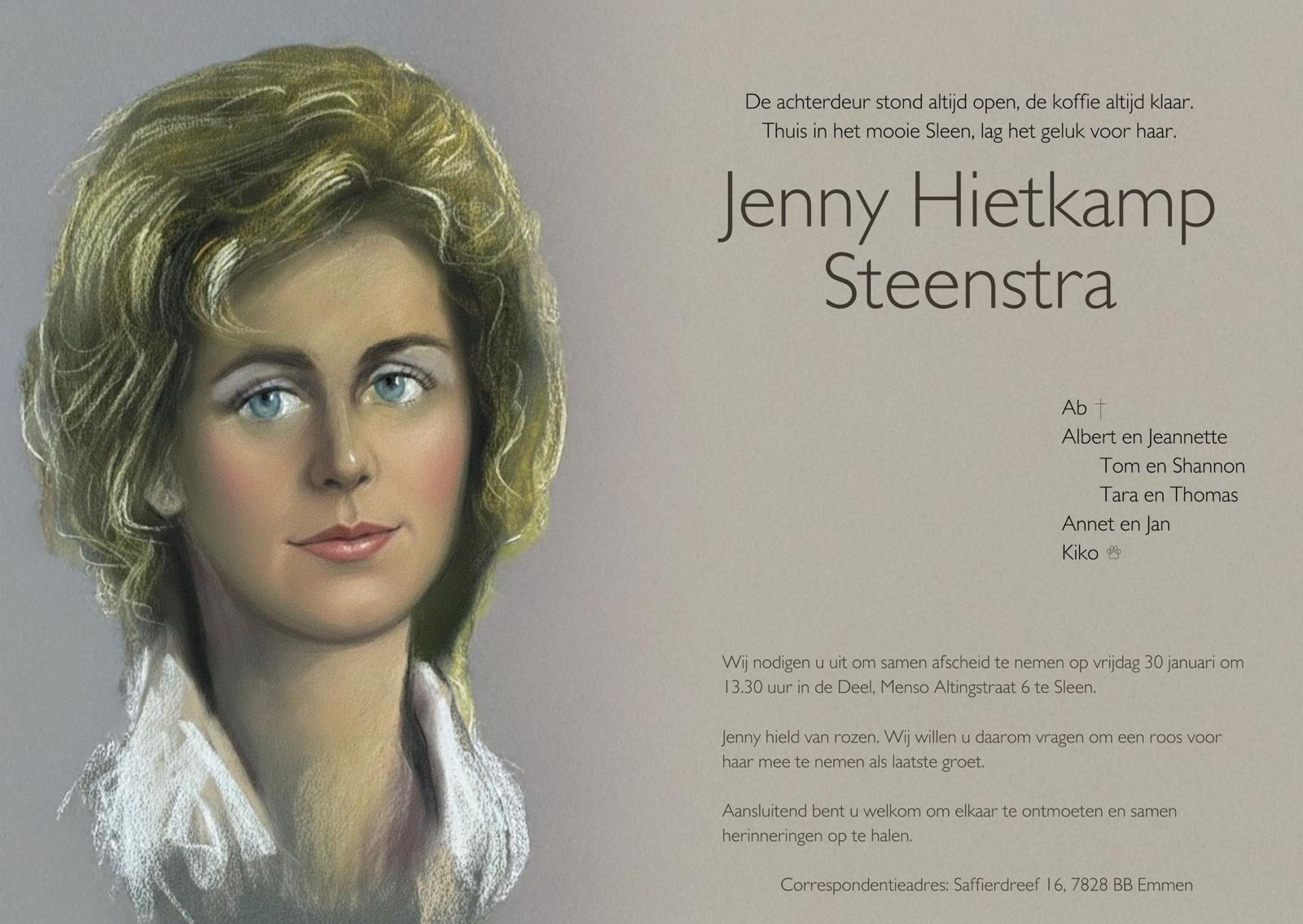 jenny hietkamp kaart
