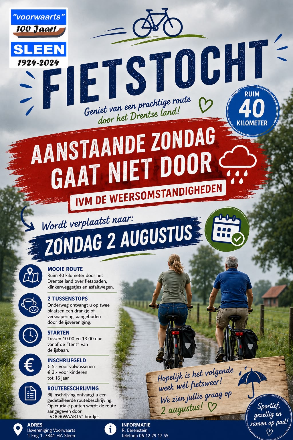 fietstocht voorwaarts 2 augustus 2026 fietstocht voorwaarts 2 augustus 2026